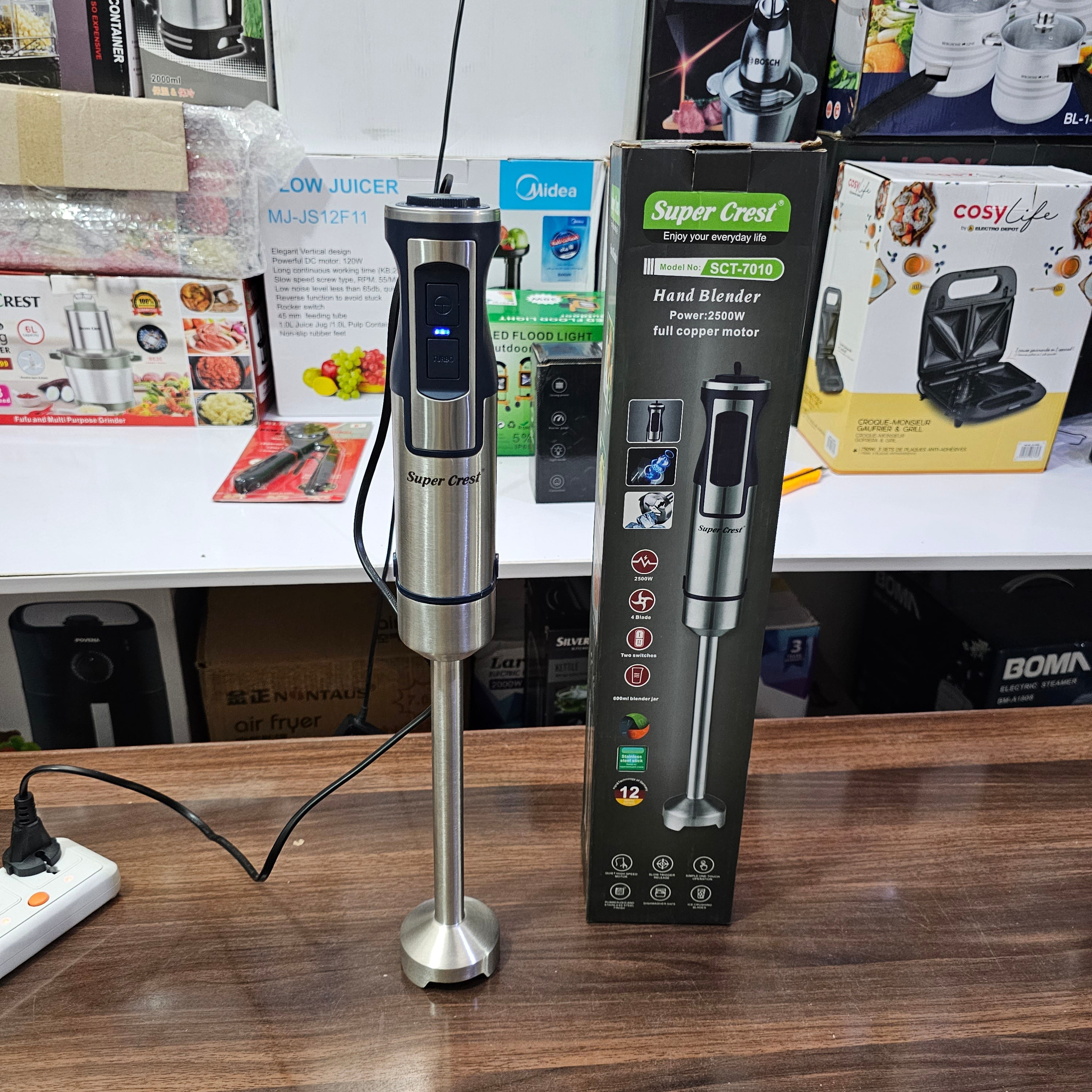 Stainless Steel Hand Blender - Lot Imported