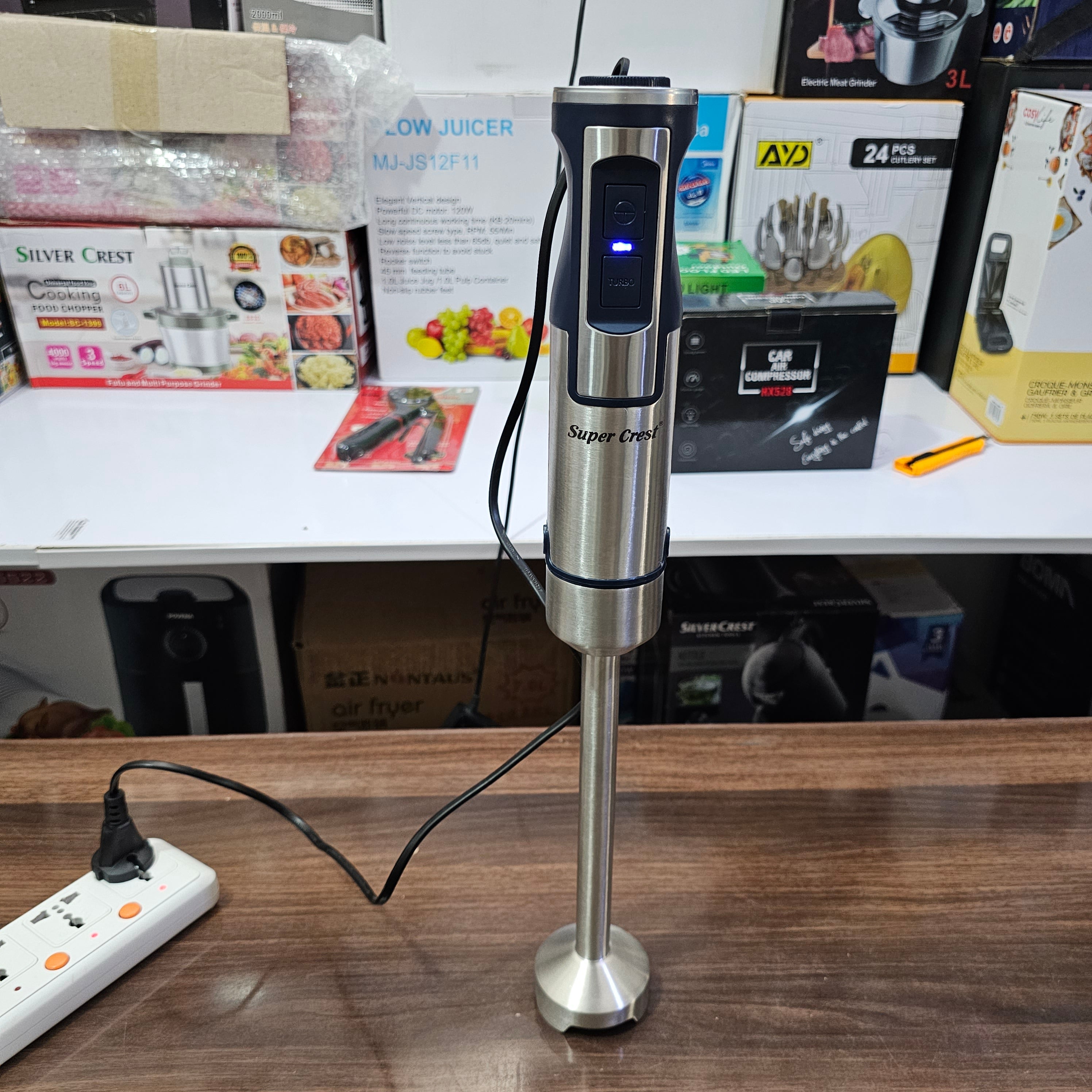 Stainless Steel Hand Blender - Lot Imported