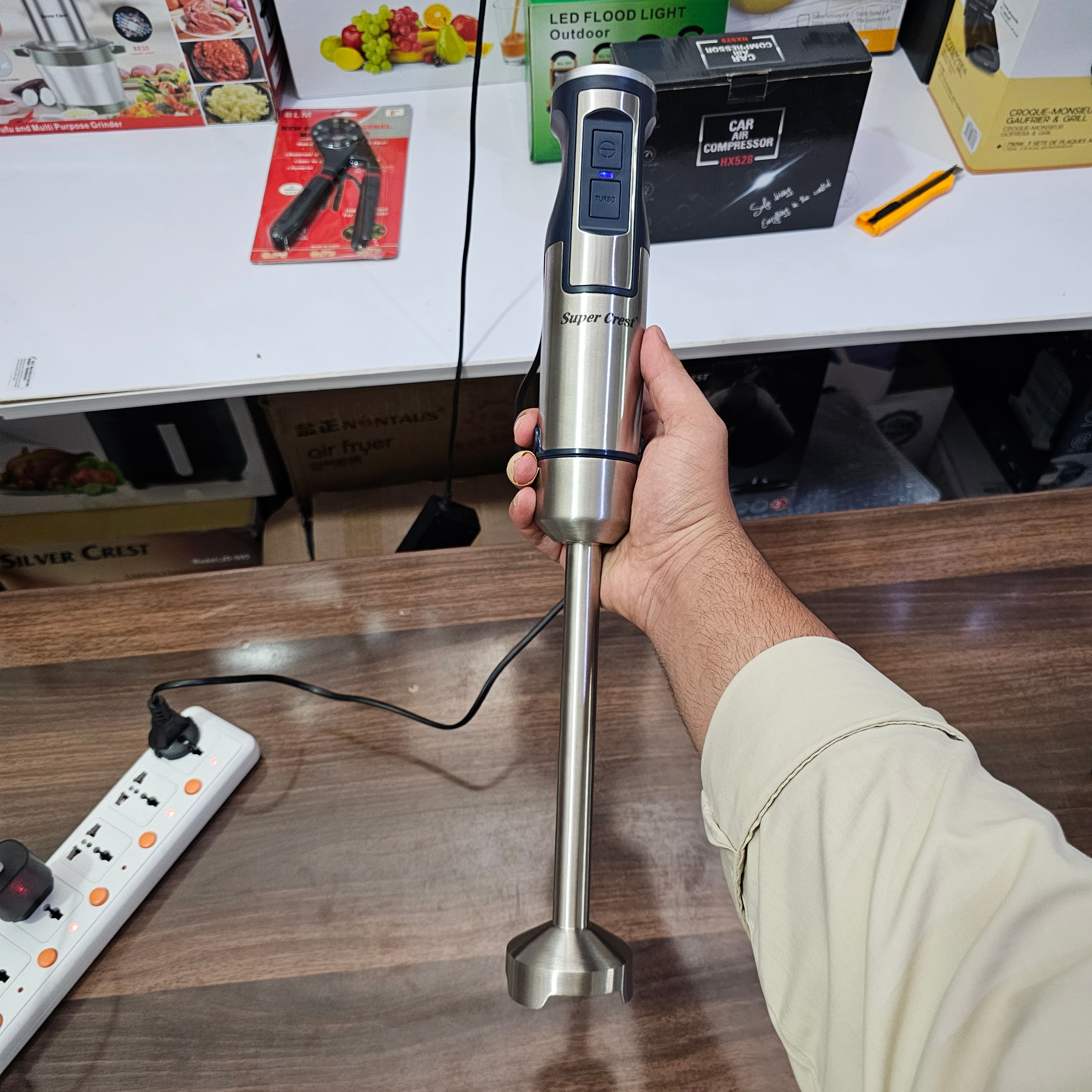 Stainless Steel Hand Blender - Lot Imported