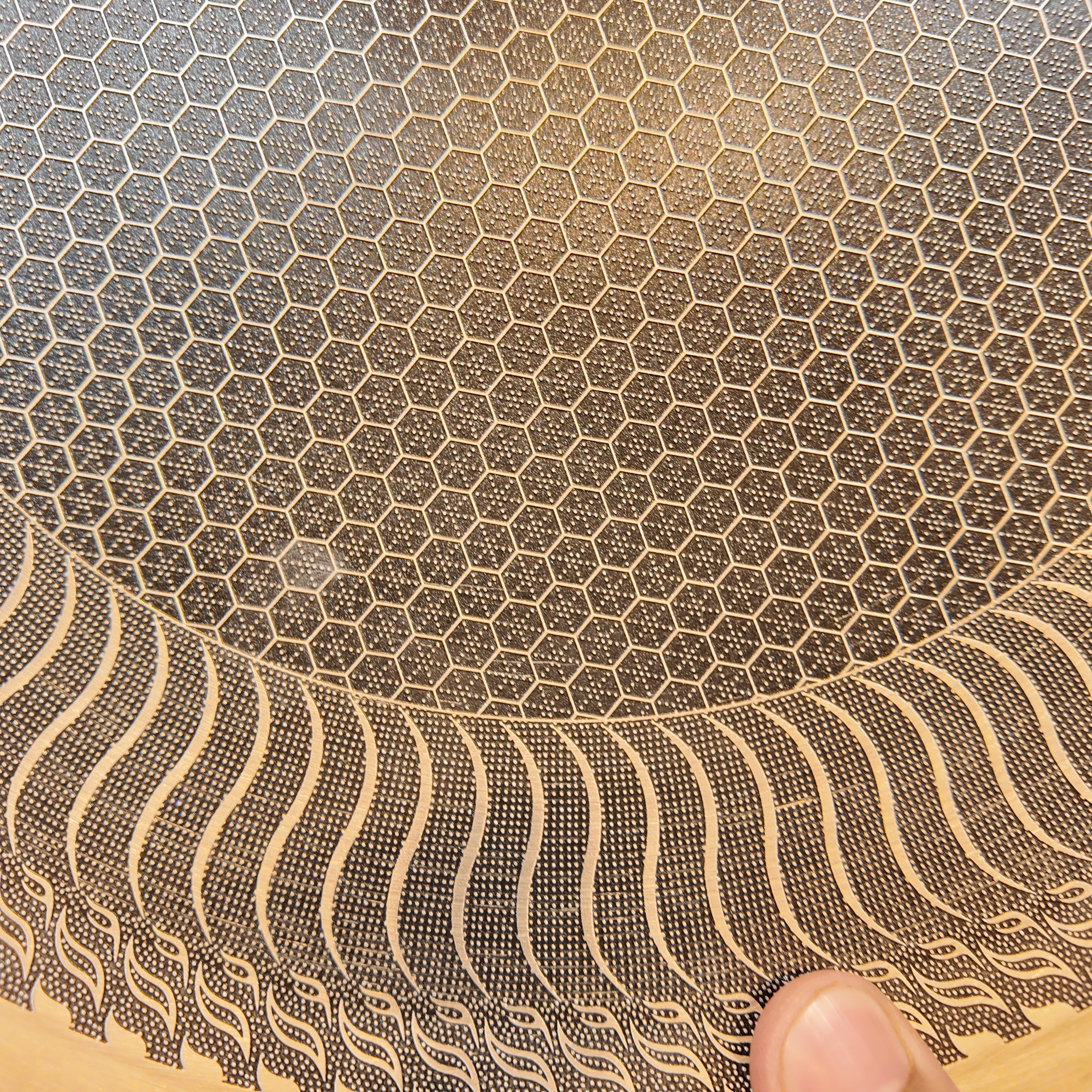 Laser Crafted Nonstick Honeycomb Tawa