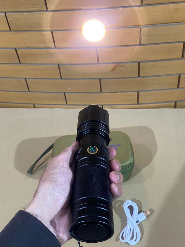 P90 Super Bright Powerful Flash Light Torch with Adjustable Focus