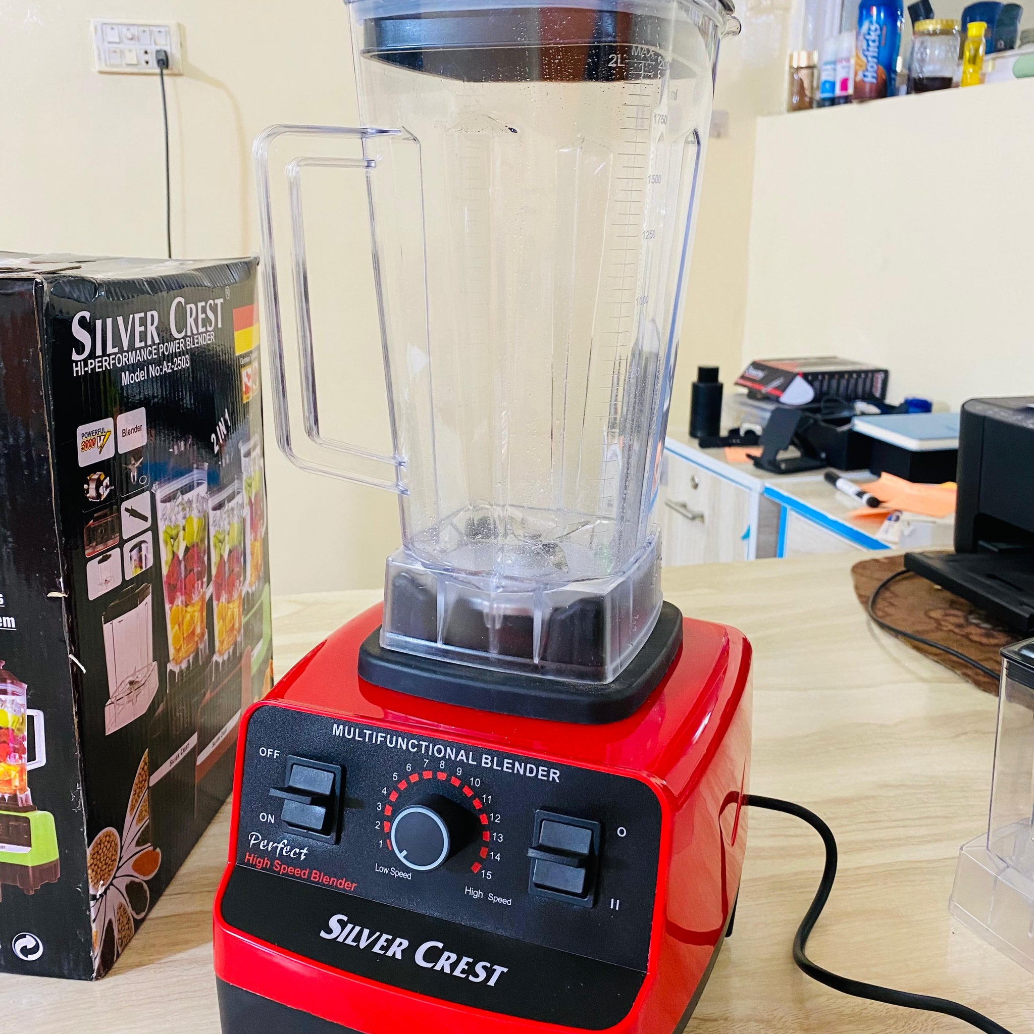 German Lot Imported 2L Unbreakable Powerful 2-in-1 Blender