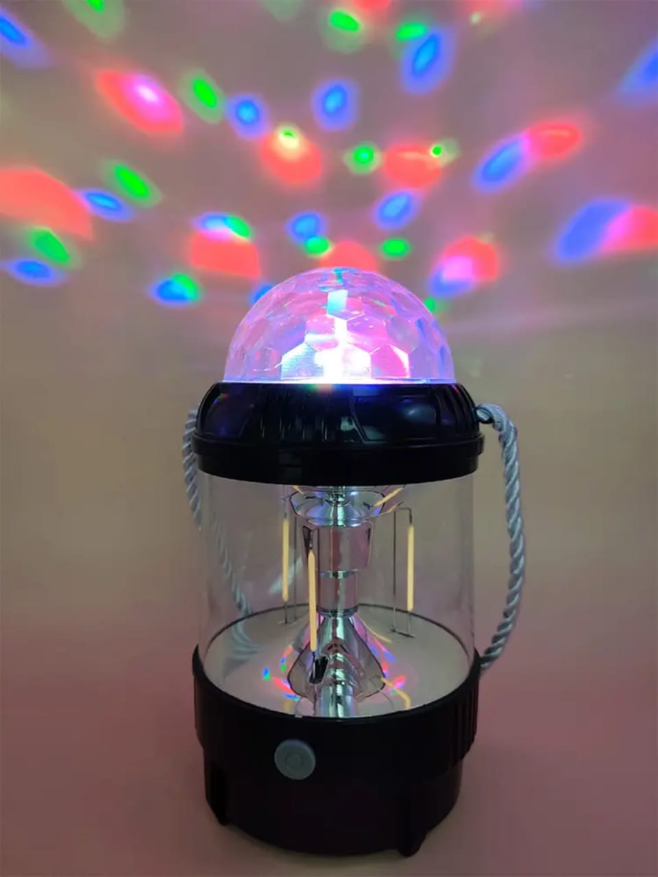 Multifunction ABS Rotating Camping Decoration Lantern