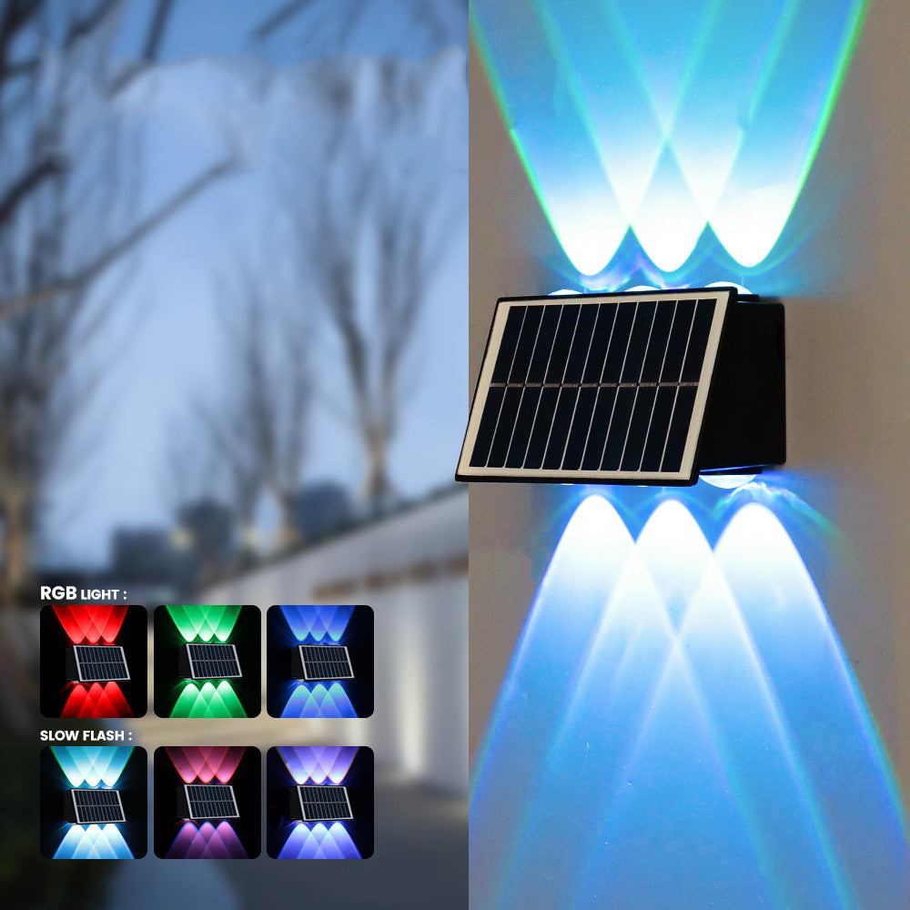 Solar Rechargeable RGB Wall Decoration Light