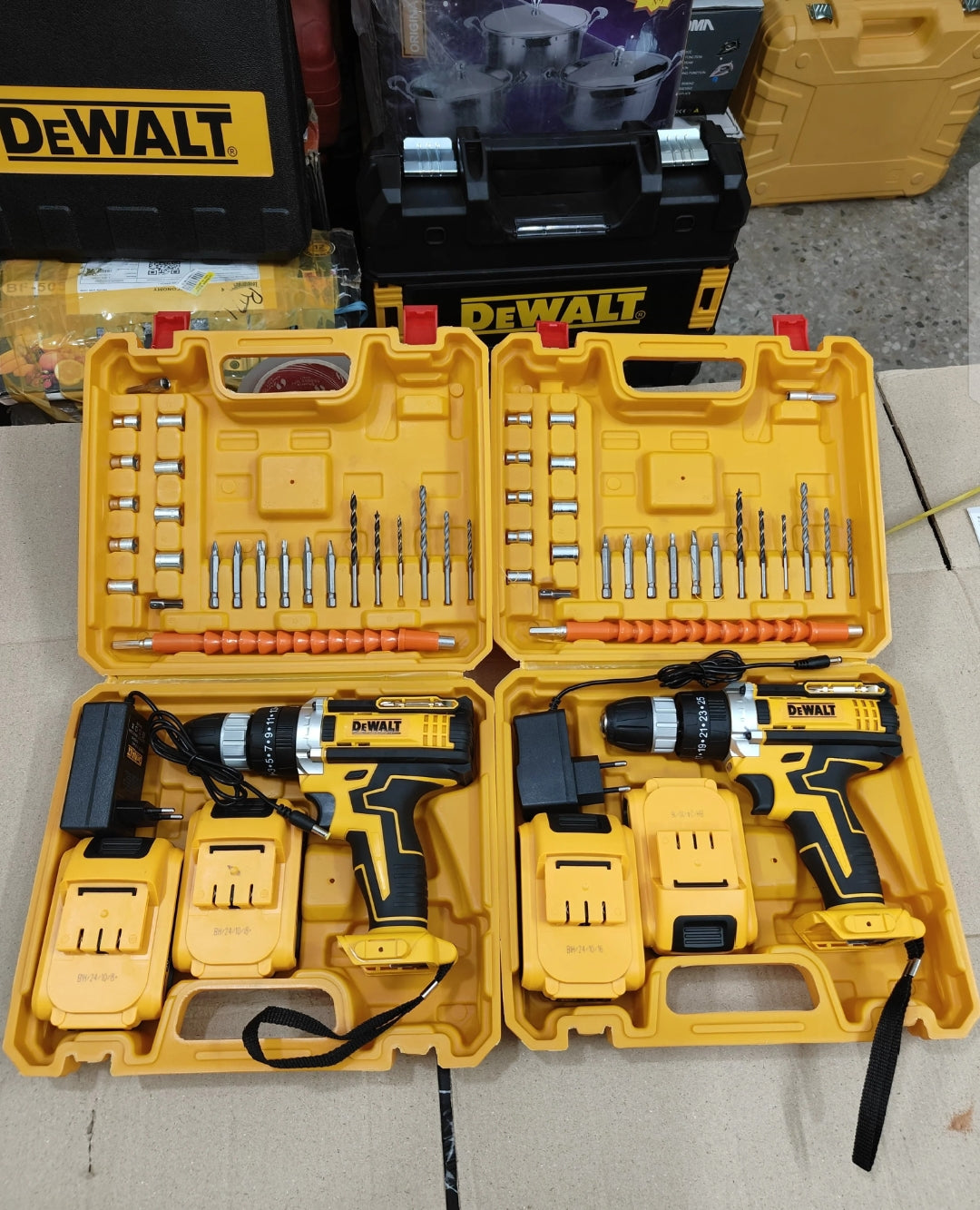 Dewalt 36V & 24V Hammer Drill with accessories