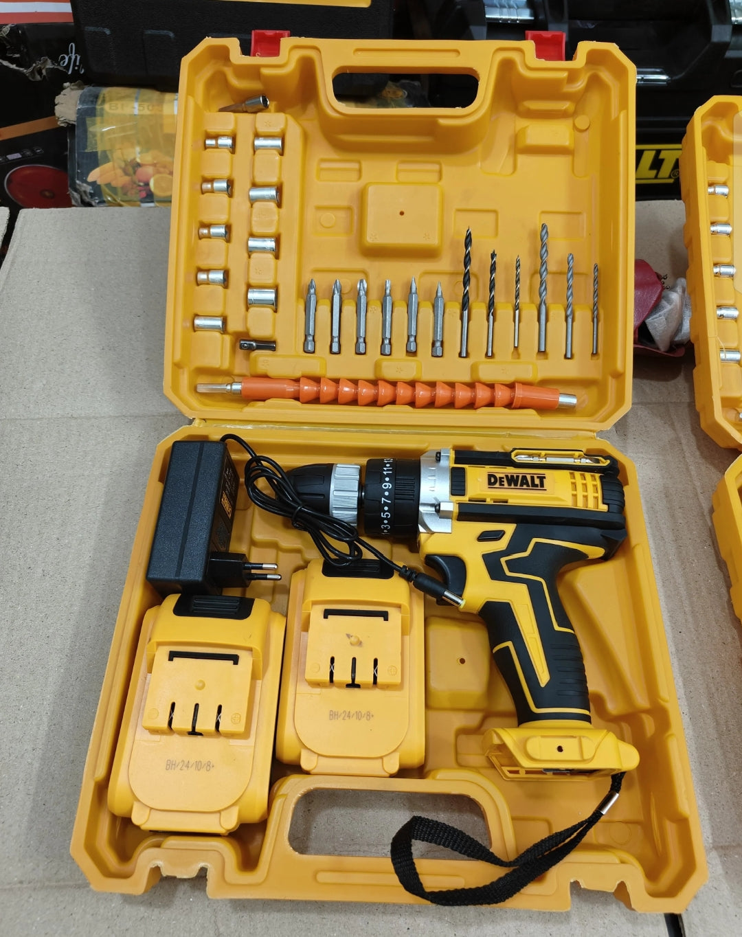 Dewalt 36V & 24V Hammer Drill with accessories