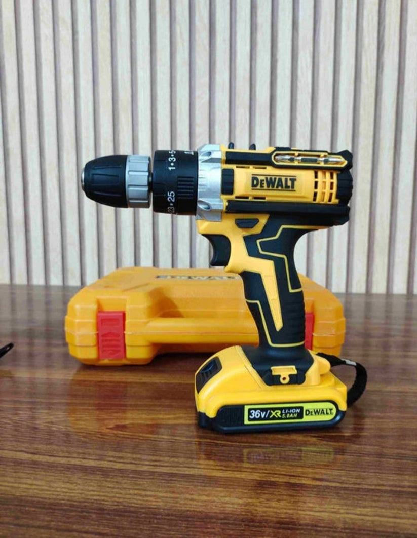 Dewalt 36V & 24V Hammer Drill with accessories