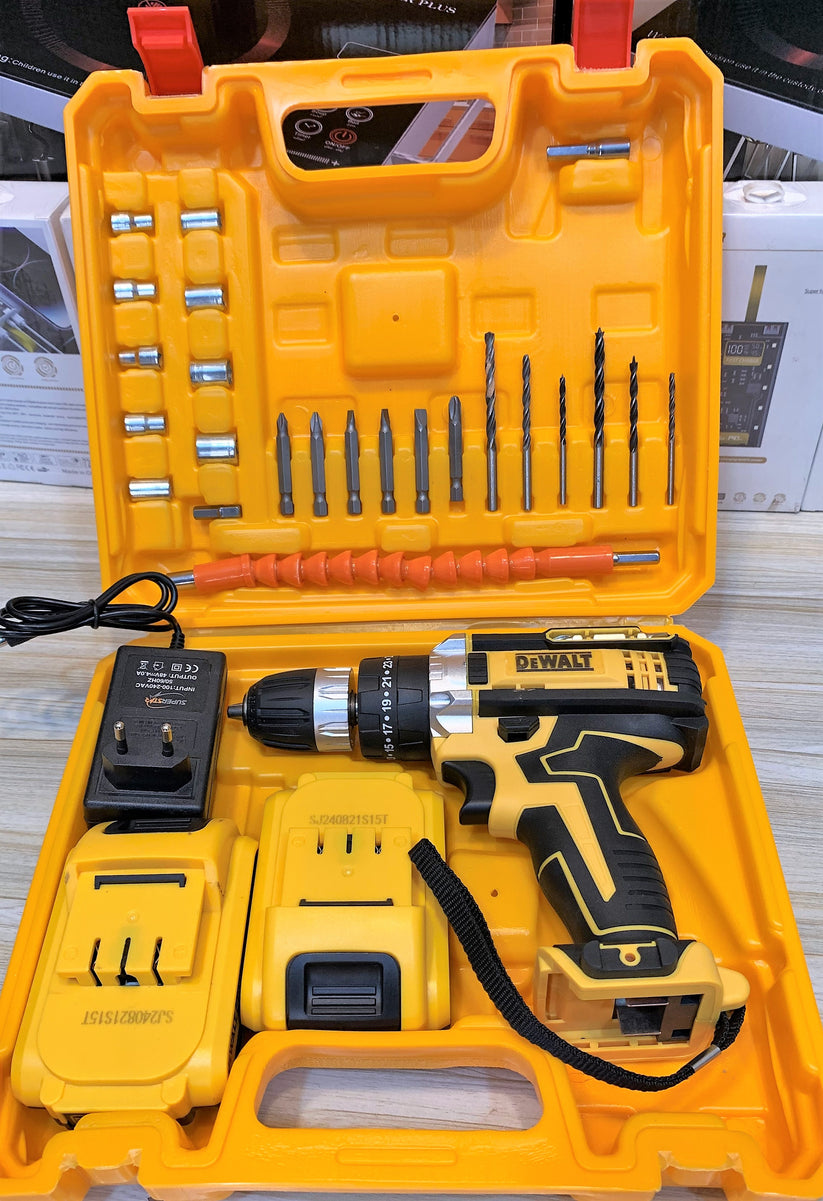 Dewalt 36V & 24V Hammer Drill with accessories